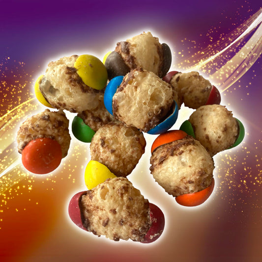Freeze-Dried Caramel M&M Candy. Party Snack. Candy Sold in Canada. 