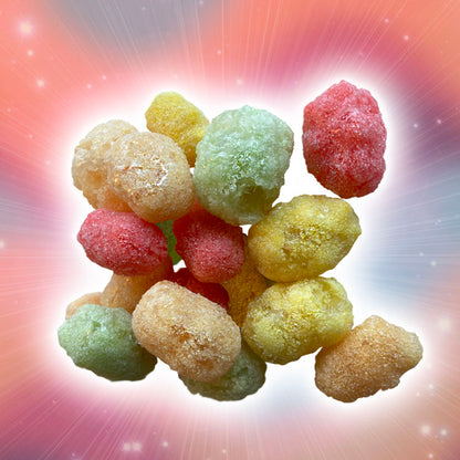 Freeze Dried Sour Gummy Bears. Delicious Candy for any Party. Sold in Canada.