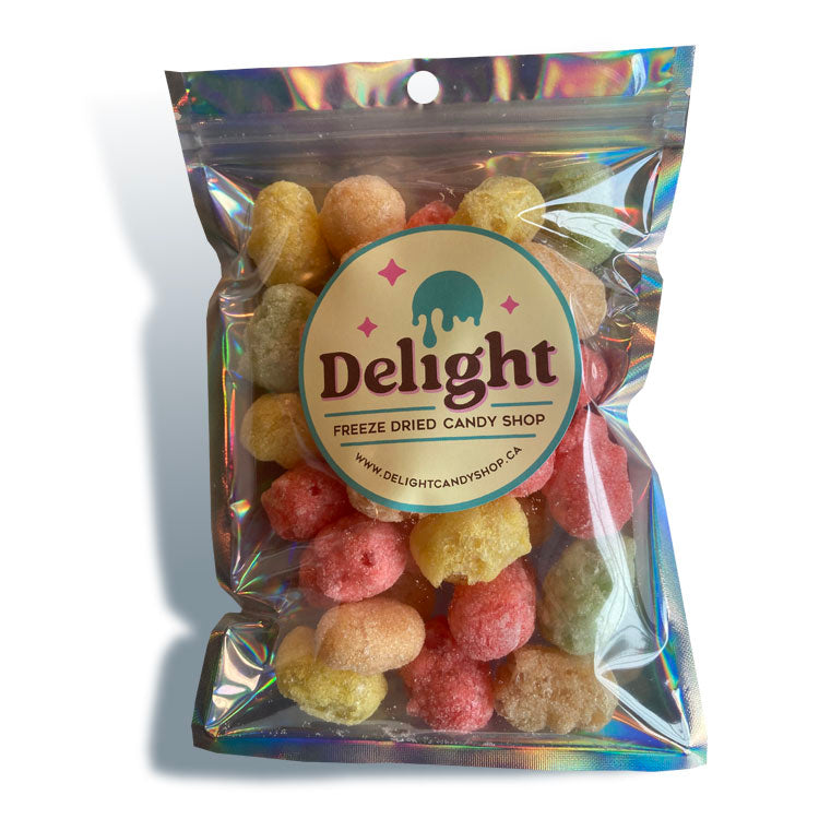 Freeze Dried Sour Gummy Bears. Large Bag. Delicious Candy for any Party. Sold in Canada.